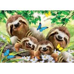 Puzzle Educa Sloth Family Selfie 500 piese include lipici