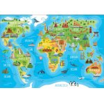 Puzzle Educa World Map 150 piese