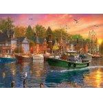 Puzzle Eurographics Dominic Davison: Harbor Sunset 1000 piese