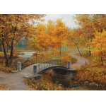 Puzzle Eurographics Eugeny Lushpin: Autumn in an Old Park 1000 piese