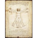 Puzzle Eurographics Leonardo Da Vinci: Vitruvian Man 1000 piese