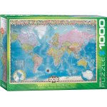 Puzzle Eurographics Map of the World 1000 piese