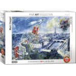 Puzzle Eurographics Marc Chagall: Le Bouquet de Paris 1000 piese