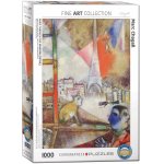 Puzzle Eurographics Marc Chagall: Paris Through the Window 1000 piese
