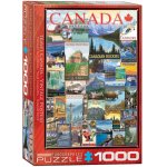 Puzzle Eurographics Travel Canada Vintage Posters 1000 piese