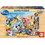 Puzzle din lemn Educa Disney Family 100 piese