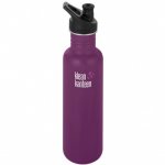 Recipient din otel inoxidabil 800 ml cu capac sport Klean Kanteen Classic Winter Plum