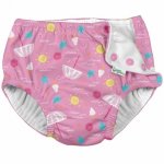 Scutec refolosibil pentru inot si antrenament la olita iPlay Pink Beach Day 24 luni