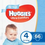 Scutece Huggies Ultra Confort Mega Pack 4 Boy 8-14 Kg 66 buc