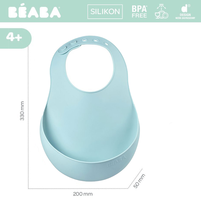 Baveta silicon Beaba Airy Green - 1 | YEO