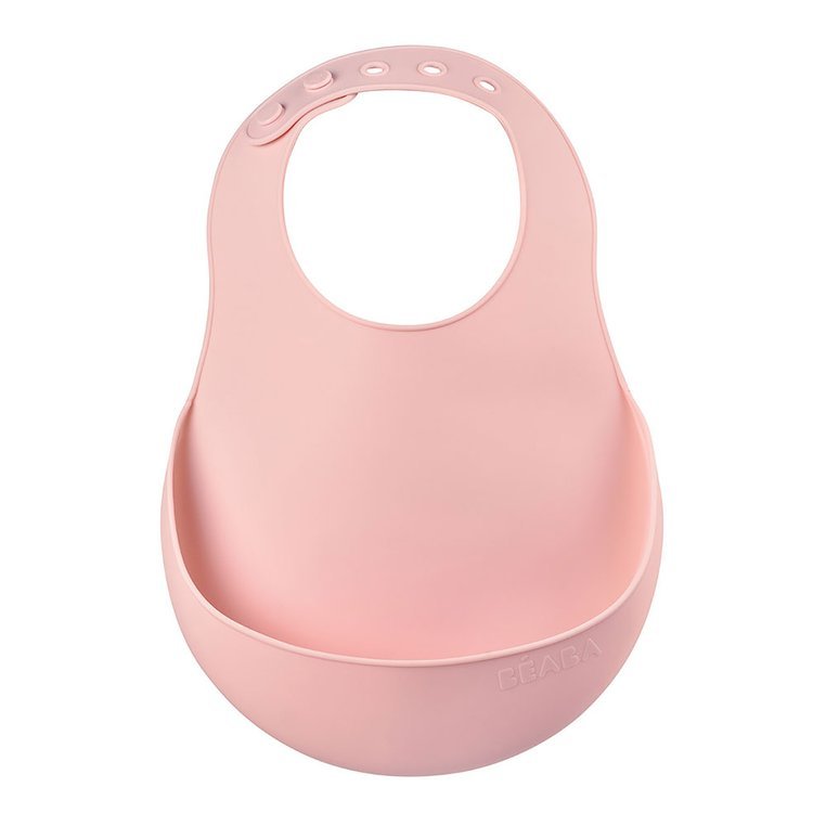 Baveta silicon Beaba Old Pink - 3 | YEO