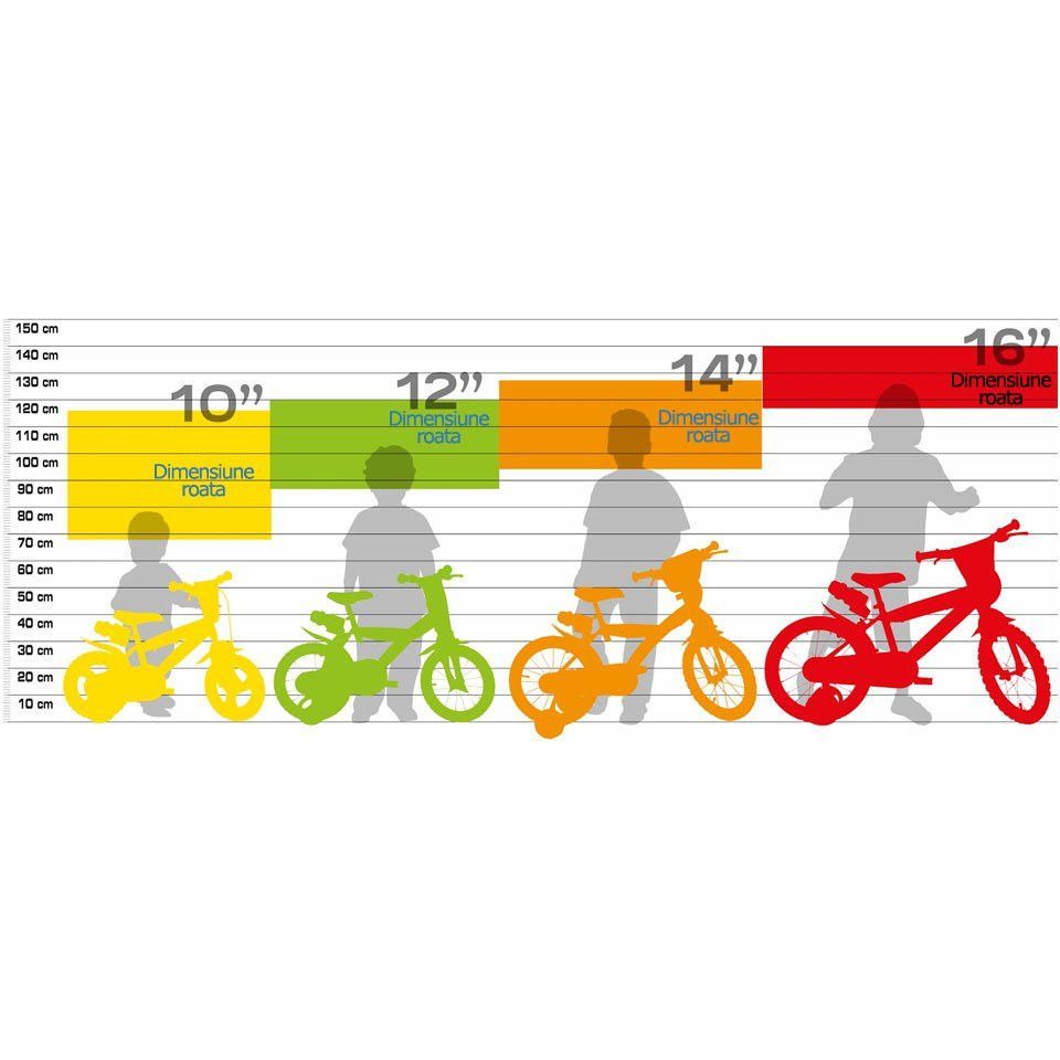 Bicicleta BMX 16 Dino Bikes-165XC Biciclete copii imagine 2022