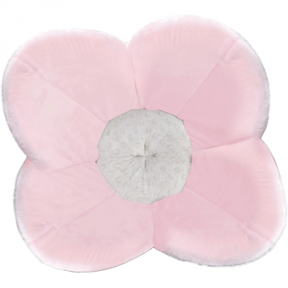 Poze Cadita de plus si salteluta de joaca Poppy BloomingBath BB106P roz nichiduta.ro 