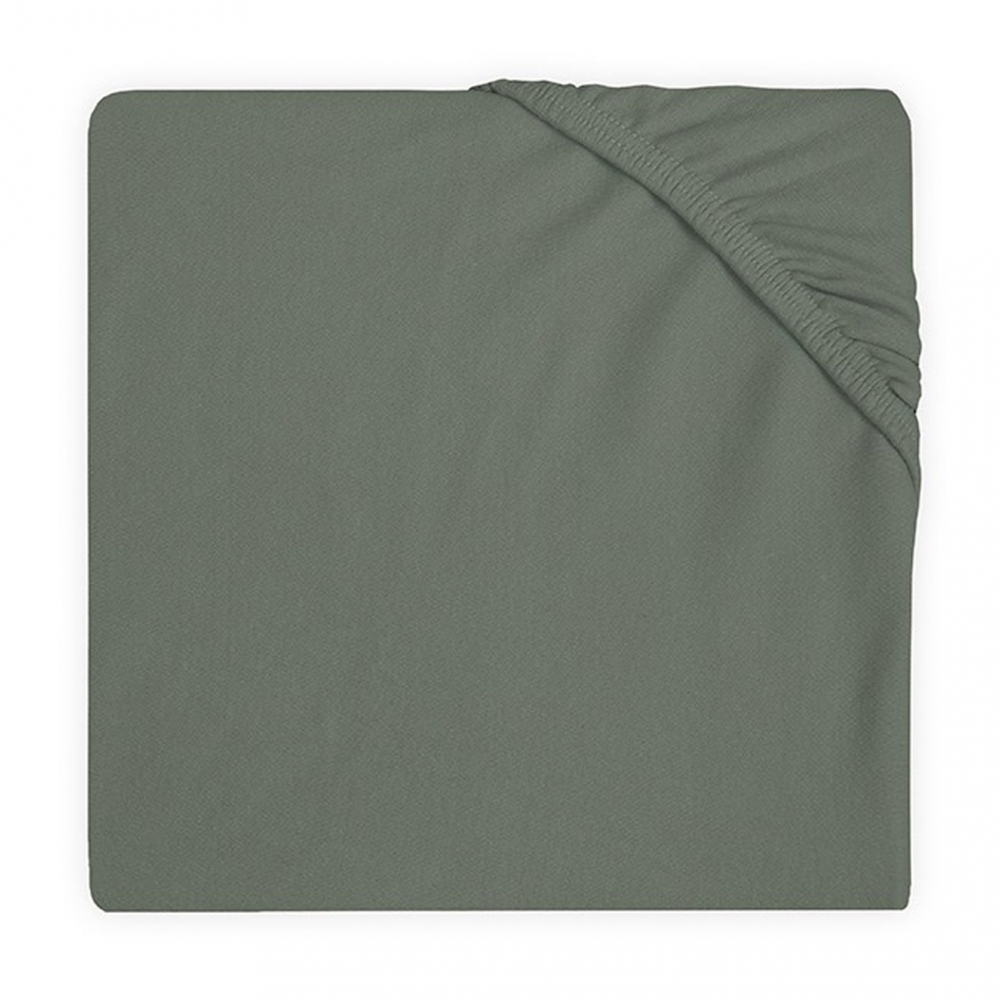 Cearsaf cu elastic Jollein jrs 60x120 cm verde