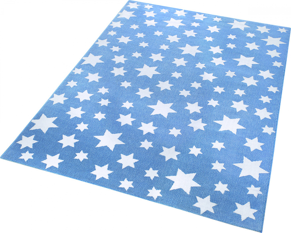 Covor Copii Tineret Jeans Star, Albastru, 200×290
