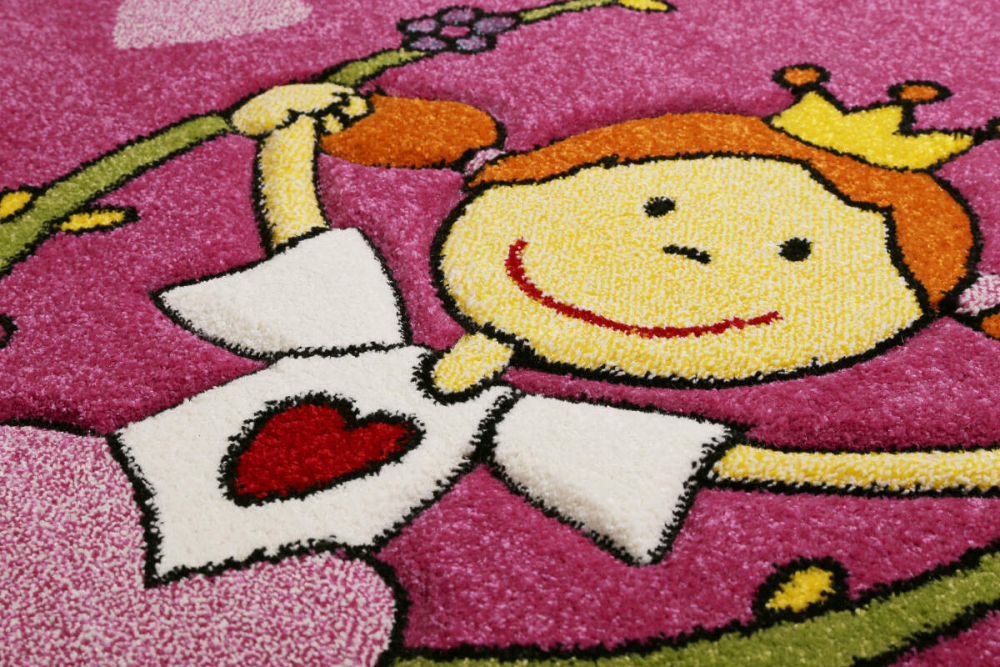 Covor copii tineret Pinky Queeny roz 80×150 nichiduta.ro imagine noua