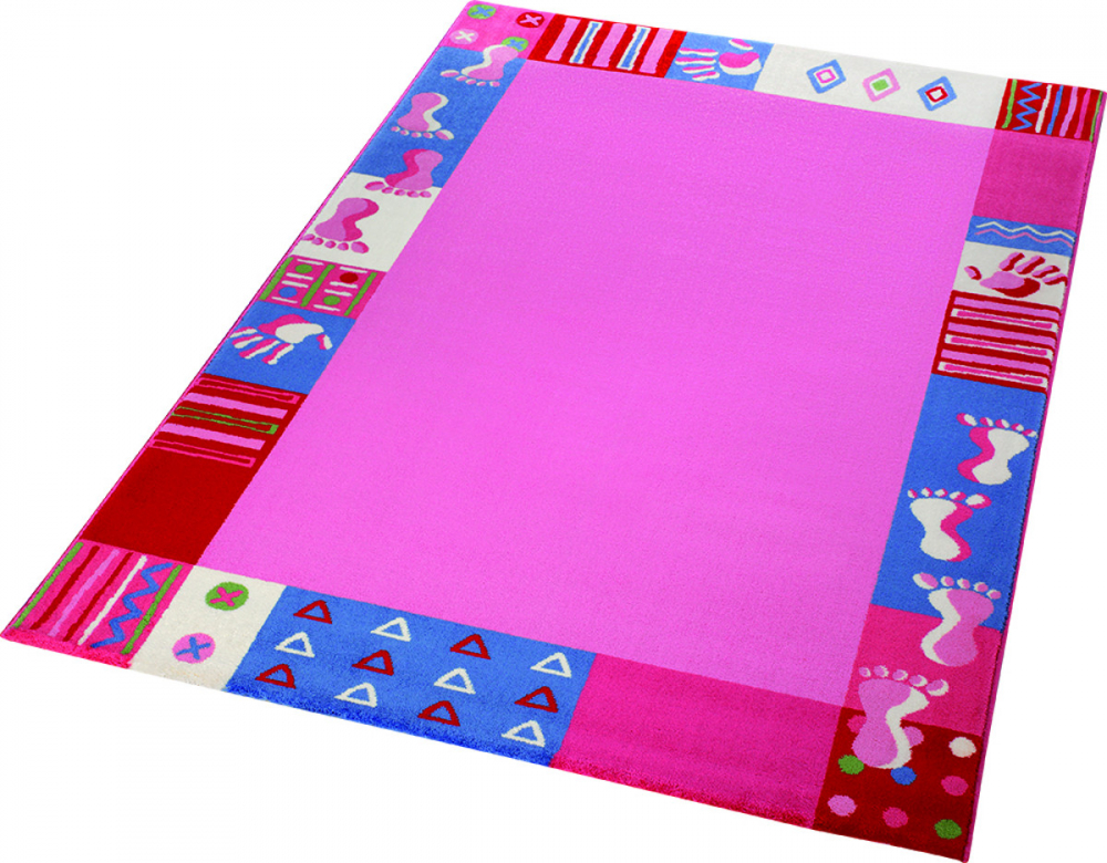 Covor copii tineret roundly hands feet roz 120x170