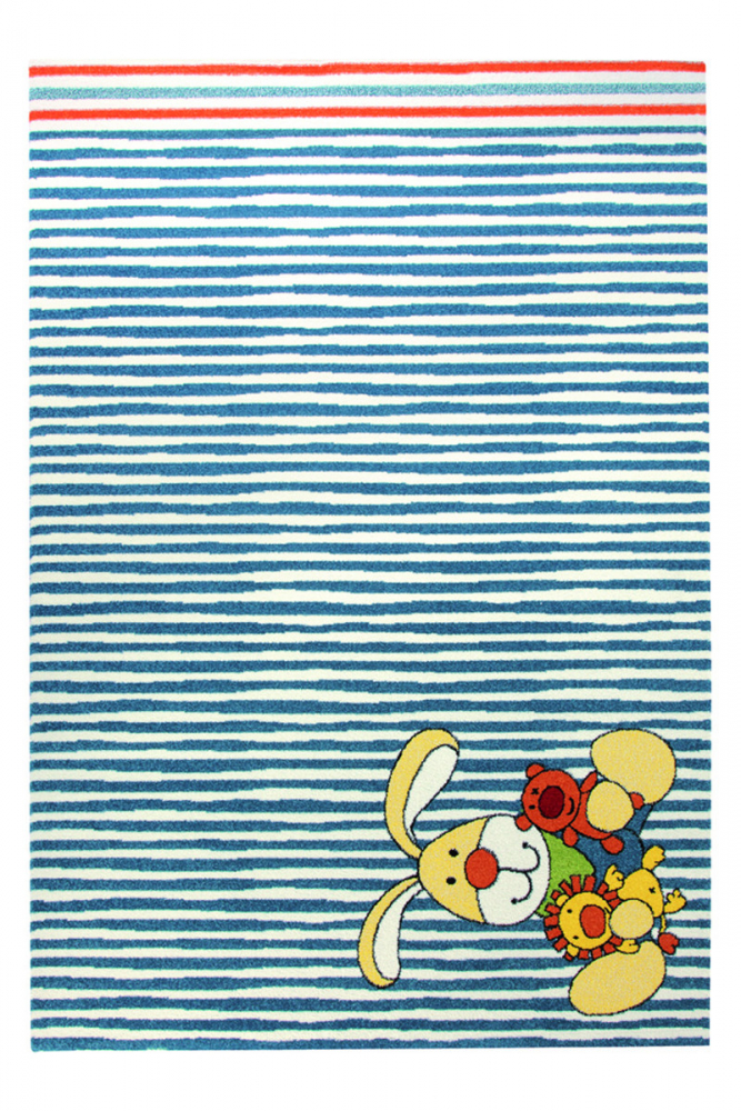 Covor copii tineret Semmel Bunny albastru 133x200 - 1
