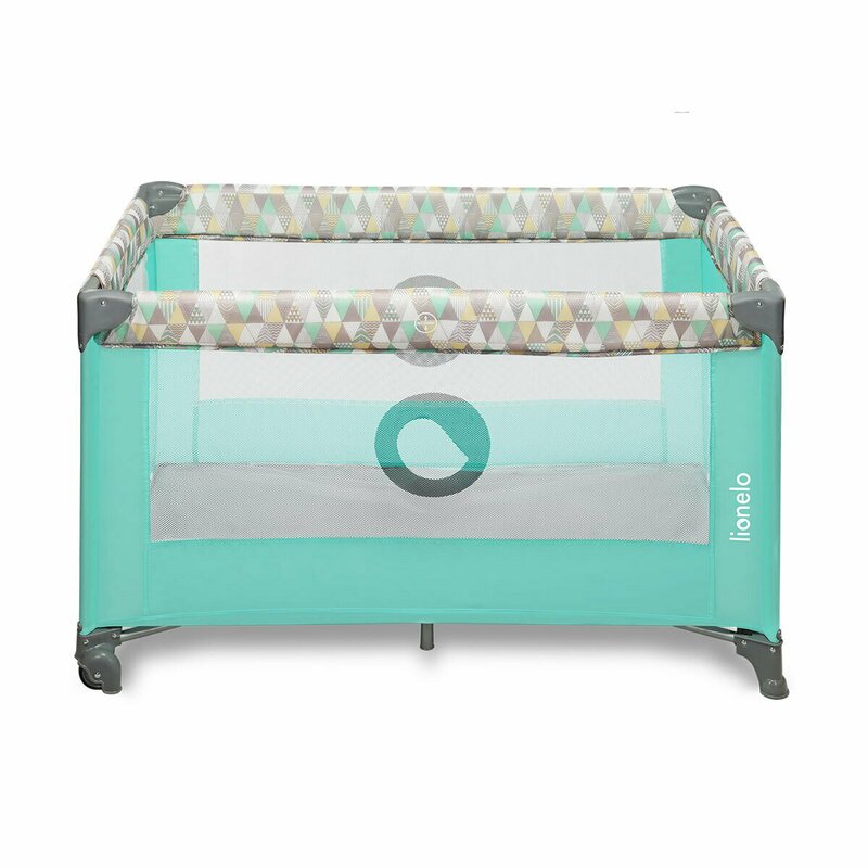 Patut pliant stefi 120x60 cm green mint - multicolor lionelo