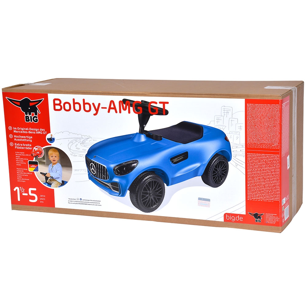 Masinuta de impins Big Bobby Mercedes Benz AMG GT blue - 3