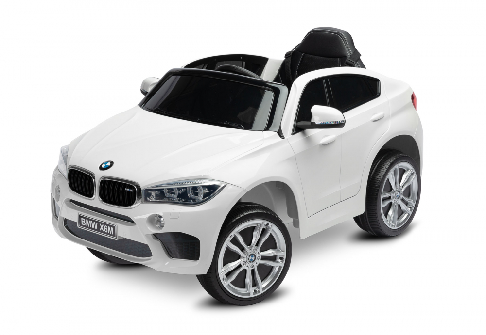 Masinuta electrica cu telecomanda Toyz BMW X6 M 12V alba nichiduta.ro imagine 2022