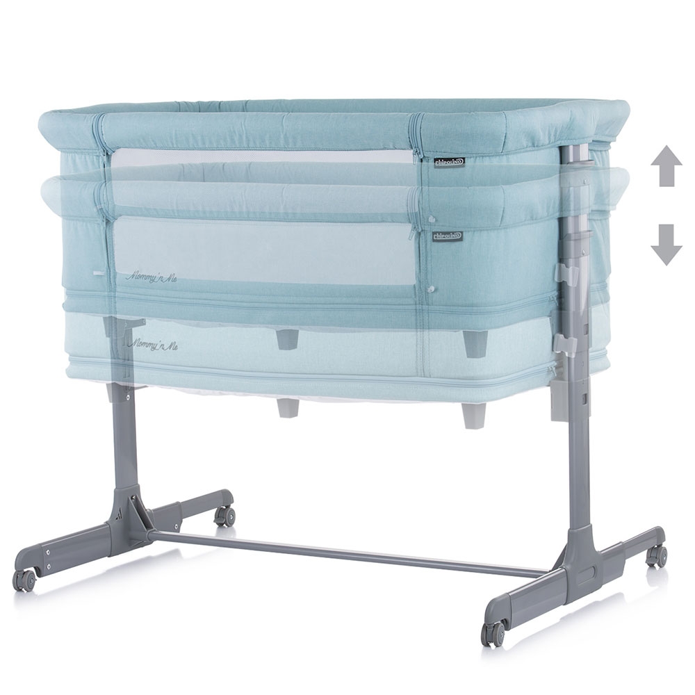 Patut Co-Sleeper si tarc Chipolino Mommyn Me blue mint - 3 | YEO