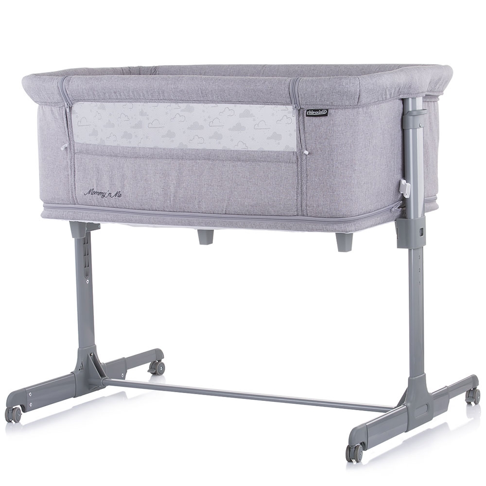 Patut Co-Sleeper si tarc Chipolino Mommyn Me gray clouds - 1 | YEO