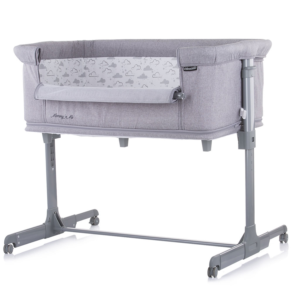 Patut Co-Sleeper si tarc Chipolino Mommyn Me gray clouds - 2 | YEO