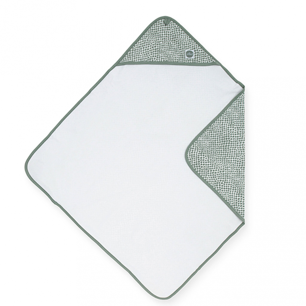 Prosop cu gluga jollein 75x75cm snake verde