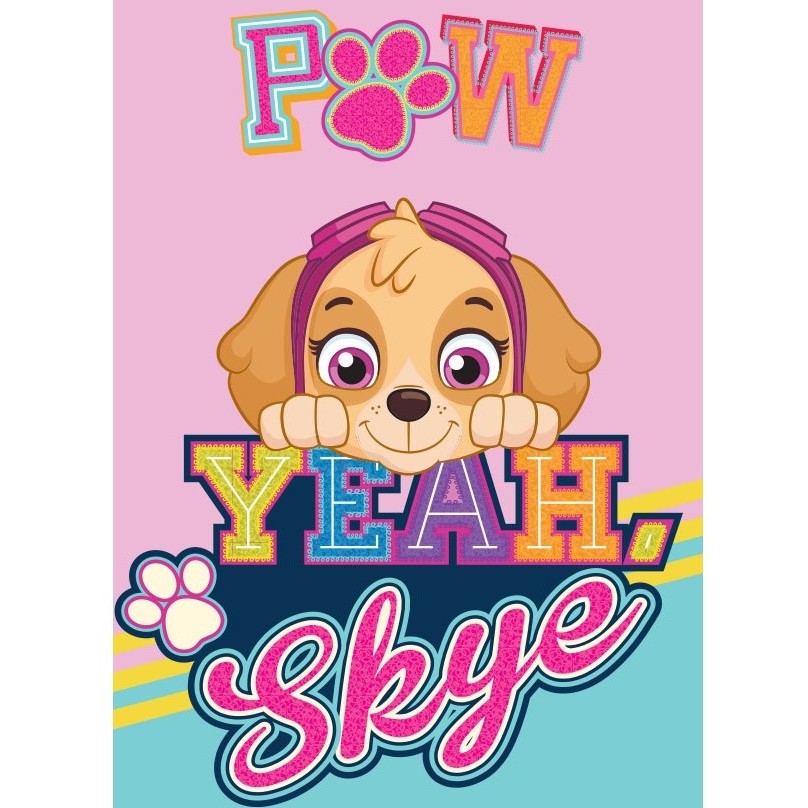 Prosop fata Paw Patrol Skye 30x50 cm SunCity