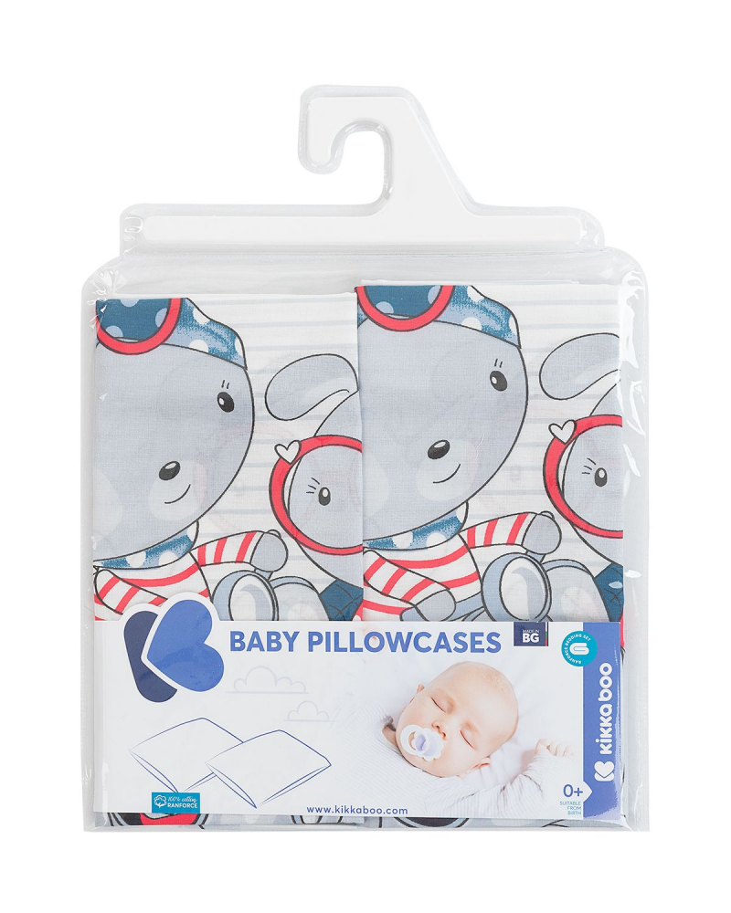Set 2 fete de perna din bumbac 35 x 45 cm kikkaboo love rome