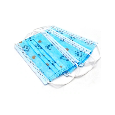 Set 50 bucati Masti faciale, Flippy, de unica folosinta, nesterile, PFE, copii, Albastru