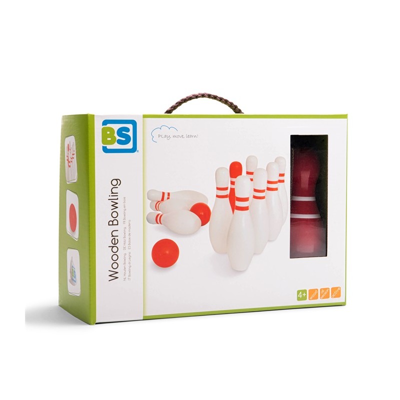 Set De Bowling Din Lemn Bs Toys