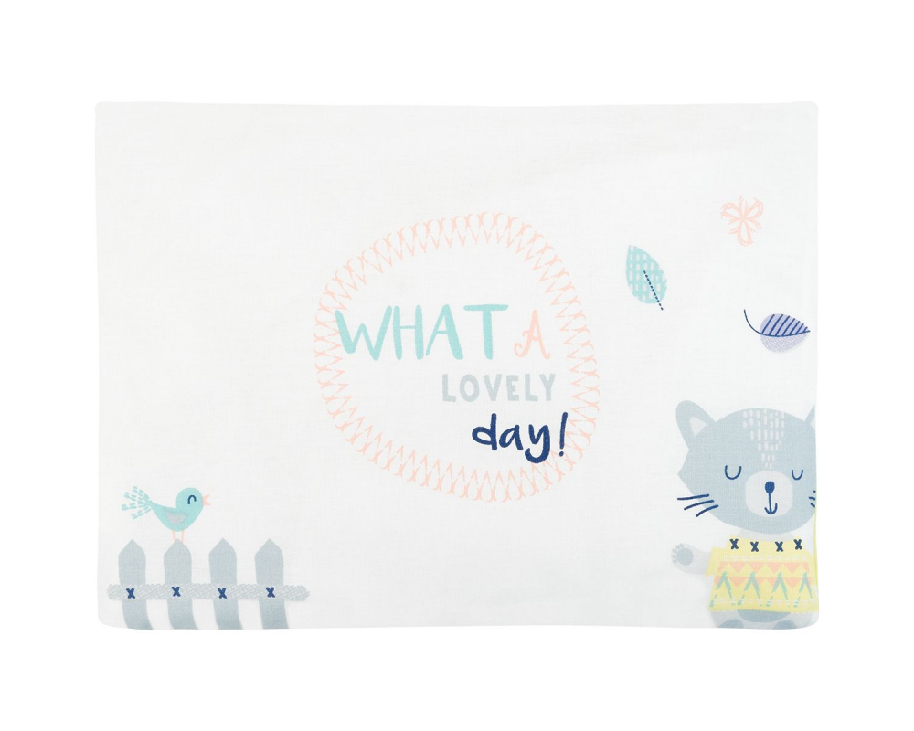 Set perna cu fata de perna kikkaboo cat lovely day