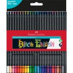 Creioane colorate 24 culori Black Edition Faber-Castell