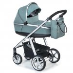 Carucior multifunctional 2 in 1 Espiro Next Melange 2.1 Gel 05 Turquosie Island 2020 (roti cu gel)