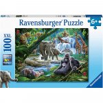 Puzzle animale din jungla 100 piese