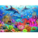 Puzzle Bluebird Dolphin Coral Reef 1.000 piese