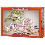 Puzzle Castorland Still Life with Porcelain and Flowers 500 piese