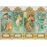 Puzzle Eurographics Alfons Mucha Four Seasons 1.000 piese