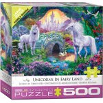 Puzzle Eurographics Unicorn Fairy Land 500 piese xxl