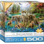 Puzzle Eurographics Wolf Lake Fantasy 500 piese xxl