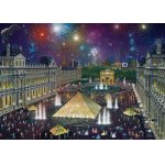 Puzzle Schmidt Alexander Chen: Fireworks At The Louvre 1000 piese