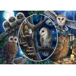 Puzzle Schmidt Lisa Parker: Mysterious Owls 1000 piese