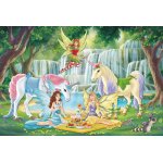 Puzzle Schmidt Picnic Of The Elves 200 piese include 1 figurina Schleich