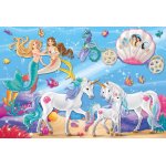 Puzzle Schmidt The Magic Of The Mermaids 60 piese include 1 figurina Schleich