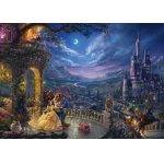 Puzzle Schmidt Thomas Kinkade: The Beauty and the Beast Dancing in the Moonlight 1000 piese