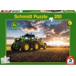Puzzle Schmidt Tractor 6150R cu udator 200 piese