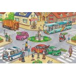 Puzzle Schmidt Vehicles 2x26 + 2x48 piese cutie metalica