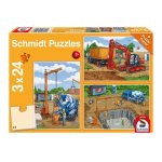 Puzzle Schmidt Sa construim 3x24 piese include 1 poster